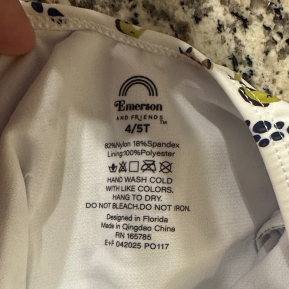 🆕 Adorable Emerson Manatee Under the Sea Swimsuit. 4t/5t NWT!💥 - Picture 5 of 5